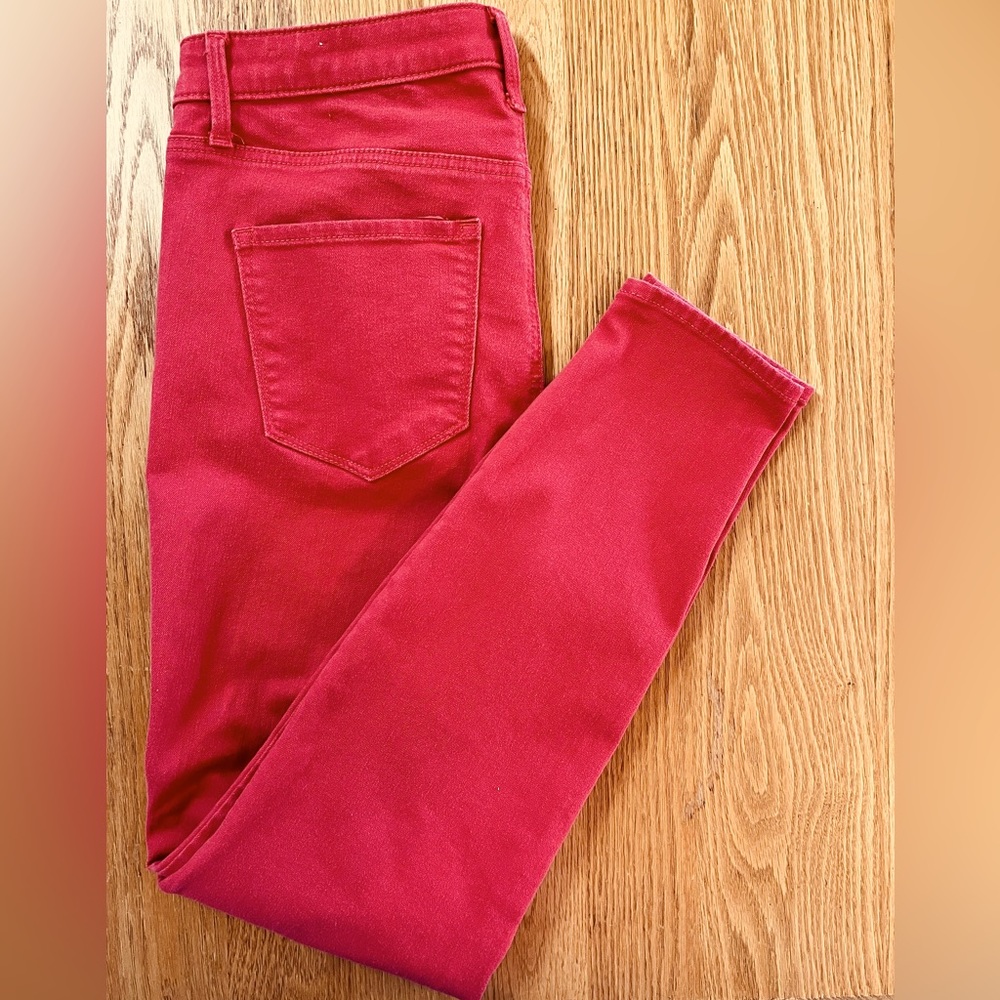 Talbots Red Jegging Size 6 EUC